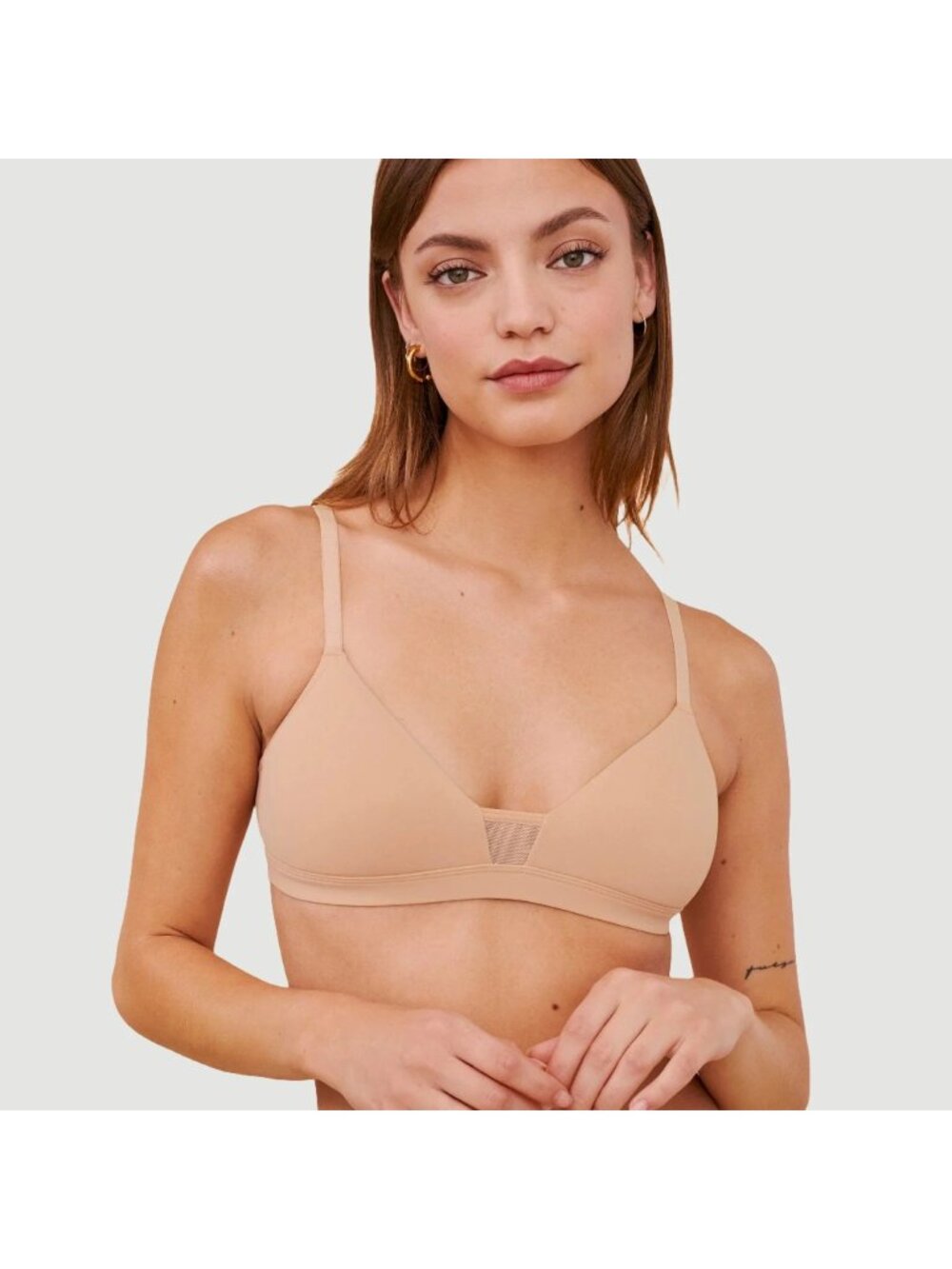 Pepper FeelGood Wirefree T-Shirt Bra Buff Size Small